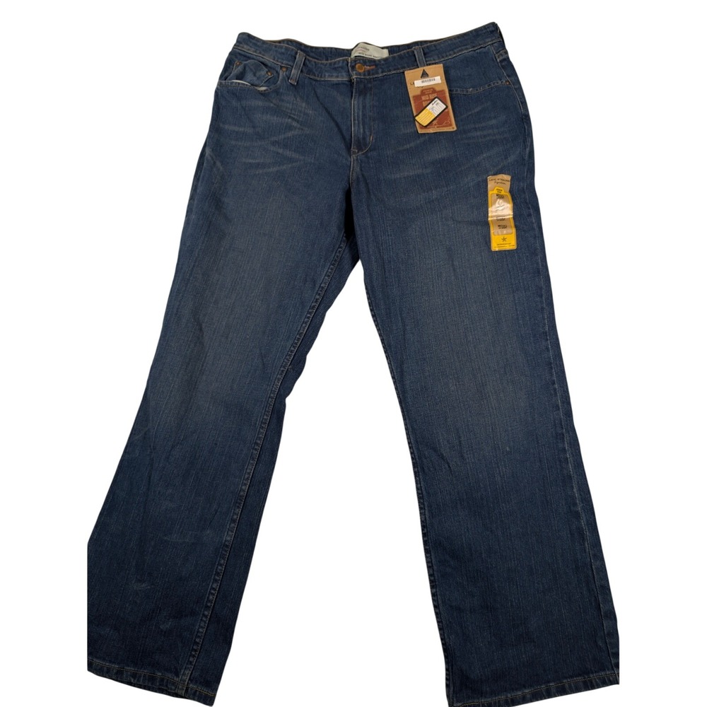 Levi Strauss Women's Signature Mid‑Rise Bootcut Jeans 37 Short Blue Stretch - Picture 1 of 11